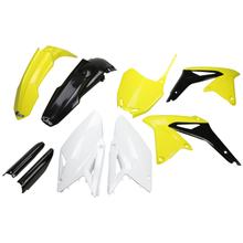 Behandelingskit UFO PLAST 9-delig Bekledingsset Kunststof met Vorkbescherming voor Suzuki RM-Z 450 ccm Bj. 2008 - 2017