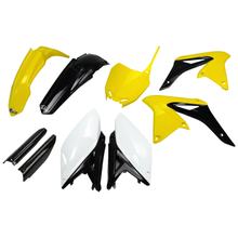 Bekledingskit UFO PLAST 9-delig Bekledingsset Kunststof met vorkbescherming voor Suzuki RM-Z 250 ccm Bj. 2010 - 2018