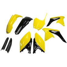 Verkleidungskit UFO PLAST 9-teilig Verkleidungssatz Kunststoff mit Gabelschutz für Suzuki RM-Z 250 ccm Bj. 2010 - 2018