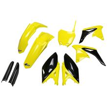 Bekledingskit UFO PLAST 9-delig Bekledingsset Kunststof met vorkbescherming voor Suzuki RM-Z 250 ccm Bj. 2010 - 2018