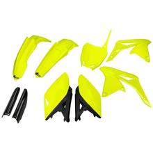Bekledingskit UFO PLAST 9-delig Bekledingsset Kunststof met vorkbescherming voor Suzuki RM-Z 250 ccm Bj. 2010 - 2018