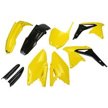 Bekledingskit UFO PLAST 9-delig Bekledingsset Kunststof met vorkbescherming voor Suzuki RM-Z 450 ccm Bj. 2008 - 2017