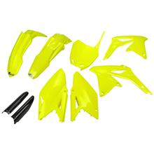 Bekledingskit UFO PLAST 9-delig Bekledingsset Kunststof met vorkbescherming voor Suzuki RM-Z 450 ccm Bj. 2008 - 2017