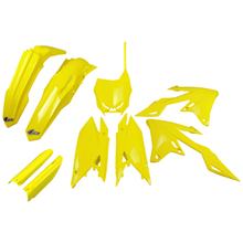 Kapset UFO PLAST 9-delig Bekledingsset Kunststof met Voorvorkbescherming voor Suzuki RM-Z 250 / 450 ccm Bj. 2018 - 2025