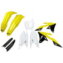 Kapset UFO PLAST 9-delig Bekledingsset Kunststof met Voorvorkbescherming voor Suzuki RM-Z 250 / 450 ccm Bj. 2018 - 2025