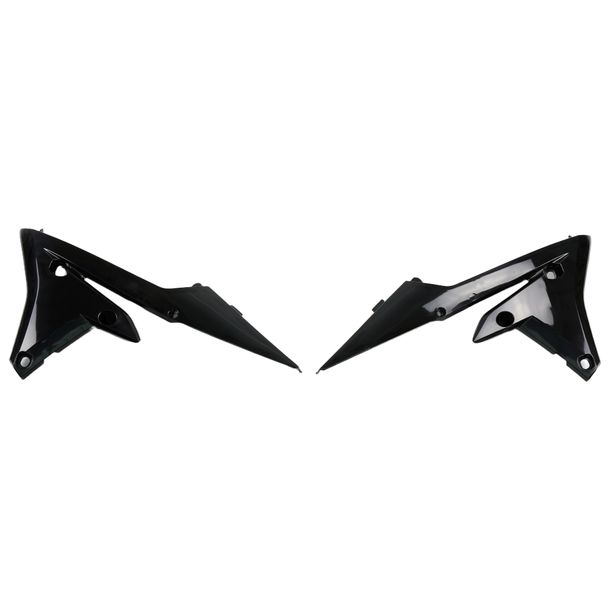 Cache-radiateur UFO PLAST 2 pièces Couverture de radiateur pour Yamaha WR F YZ 250 / 450 ccm Année de fabrication 2014 - 2019