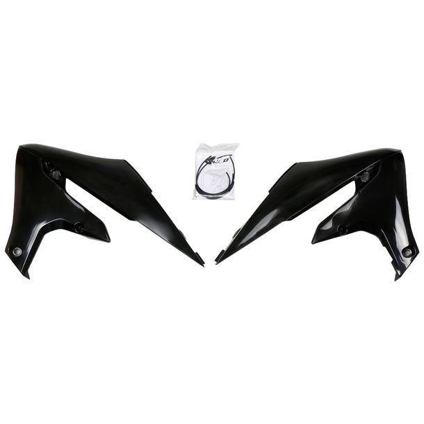 Carenado de radiador UFO PLAST 2 piezas. Cubierta de radiador para Yamaha WR F YZ 250 / 450 ccm Año 2018 - 2024
