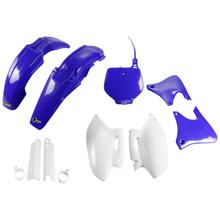 Zestaw osłon UFO PLAST 9-częściowy, komplet osłon z tworzywa sztucznego z osłoną widelca dla Yamaha YZ F 400 ccm Rok produkcji 1998 - 1999