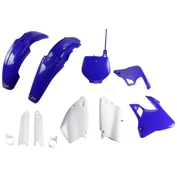Verkleidungskit UFO PLAST 9-teilig Verkleidungssatz Kunststoff mit Gabelschutz für Yamaha YZ WR 125 / 250 ccm Bj. 1996 - 1999
