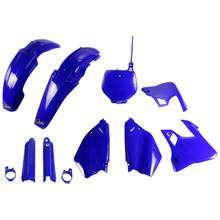 Bekledingskit UFO PLAST 9-delig Bekledingsset Kunststof met vorkbescherming voor Yamaha YZ WR 125 / 250 ccm Bj. 1996 - 1999