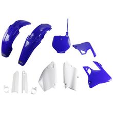 Bekledingskit UFO PLAST 9-delig Bekledingsset Kunststof met vorkbescherming voor Yamaha YZ WR 125 / 250 ccm Bj. 1996 - 1999