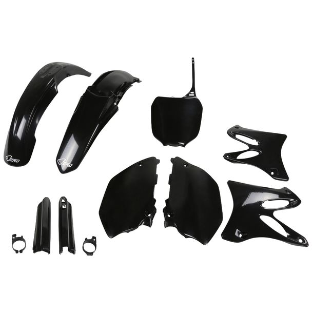 Verkleidungskit UFO PLAST 9-teilig Verkleidungssatz Kunststoff mit Gabelschutz für Yamaha YZ WR 125 / 250 ccm Bj. 2002 - 2004