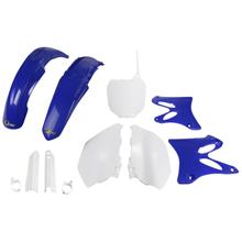 UFO PLAST 9-piece Fairing Kit Plastic fairing set with fork guards for Yamaha YZ WR 125 / 250 ccm Year 2002 - 2004