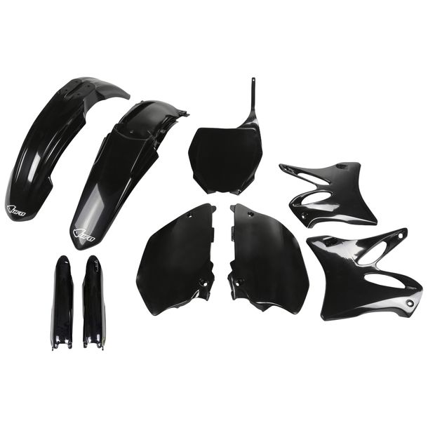 Verkleidungskit UFO PLAST 9-teilig Verkleidungssatz Kunststoff mit Gabelschutz für Yamaha YZ WR 125 / 250 ccm Bj. 2008 - 2014