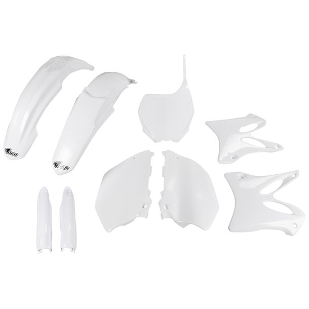Kit de carénage UFO PLAST 9 pièces, jeu de carénage en plastique avec protection de fourche pour Yamaha YZ WR 125 / 250 ccm Année de fabrication 2008 - 2014