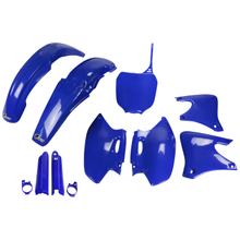 Kompletny zestaw osłon UFO PLAST 9-częściowy, zestaw osłon z tworzywa sztucznego z osłonami widełek do Yamaha YZ F 250 ccm Rok prod. 2001 - 2002