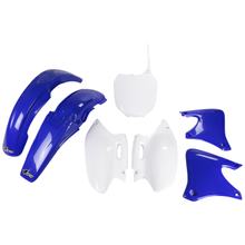 Zestaw osłon UFO PLAST 7-częściowy, komplet osłon z tworzywa sztucznego do Yamaha YZ F 250 ccm Rok prod. 2001 - 2002