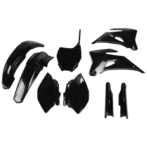 Verkleidungskit UFO PLAST 9-teilig Verkleidungssatz Kunststoff mit Gabelschutz für Yamaha YZ F 250 / 450 ccm Bj. 2008 - 2009