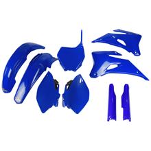 Zestaw osłon UFO PLAST 9-częściowy, komplet osłon z tworzywa sztucznego z osłoną wideł dla Yamaha YZ F 250 / 450 ccm Rok produkcji 2008 - 2009