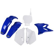 Zestaw osłon UFO PLAST 6-częściowy, komplet osłon z tworzywa sztucznego do Yamaha YZ 85 ccm Rok prod. 2002 - 2014