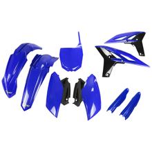 Kompletny zestaw owiewek UFO PLAST 9-częściowy, zestaw owiewek z tworzywa sztucznego z osłoną widełków dla Yamaha YZ F 250 ccm Bj. 2010