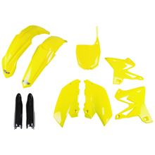 Kit de carenagem UFO PLAST 9 peças, conjunto de carenagem em plástico com proteção da forqueta para Yamaha YZ WR 125 / 250 ccm Ano de Fab. 2008 - 2014