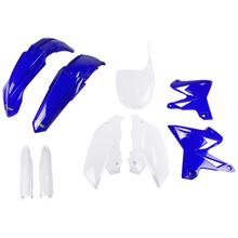 Kit de carenagem UFO PLAST 9 peças, conjunto de carenagem em plástico com proteção da forqueta para Yamaha YZ WR 125 / 250 ccm Ano de Fab. 2008 - 2014