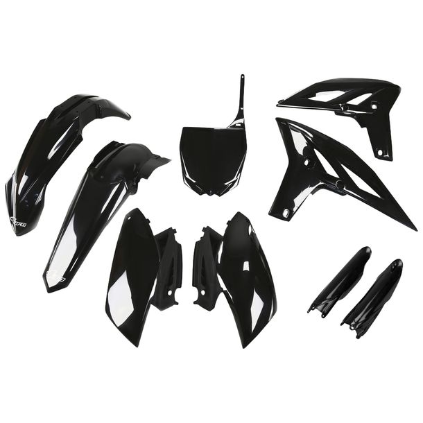 Kit de carénage UFO PLAST 9 pièces, ensemble de carénage en plastique avec protection de fourche pour Yamaha YZ F 250 ccm Année de fabrication 2011