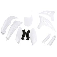 Kit de carenagem UFO PLAST 9 peças. Conjunto de carenagem em plástico com proteção do garfo para Yamaha YZ F 250 ccm Ano. 2011
