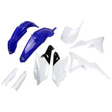 Kit de Carenagem UFO PLAST 9-peças Conjunto de Carenagem em Plástico com Proteção da Forqueta para Yamaha YZ F 250 ccm Ano Modelo 2014 - 2018