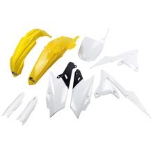 Kit de Carenagem UFO PLAST 9-peças Conjunto de Carenagem em Plástico com Proteção da Forqueta para Yamaha YZ F 250 ccm Ano Modelo 2014 - 2018