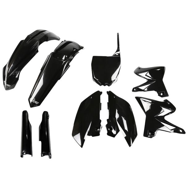 Kit de carenado UFO PLAST 9 piezas. Juego de carenado de plástico con protección de horquilla para Yamaha YZ WR 125 / 250 ccm Año 2005 - 2007