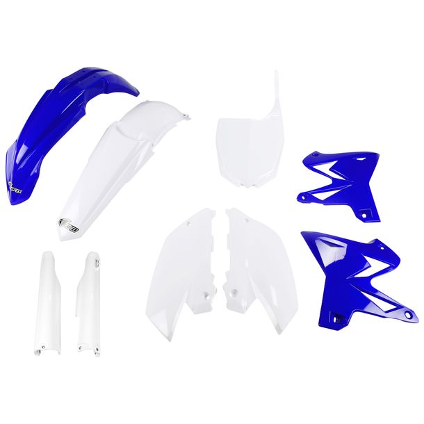 Verkleidungskit UFO PLAST 9-teilig Verkleidungssatz Kunststoff mit Gabelschutz für Yamaha YZ WR 125 / 250 ccm Bj. 2005 - 2007