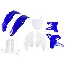 Verkleidungskit UFO PLAST 9-teilig Verkleidungssatz Kunststoff mit Gabelschutz für Yamaha YZ WR 125 / 250 ccm Bj. 2002 - 2004