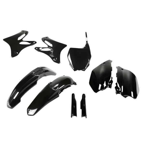 Verkleidungskit UFO PLAST 9-teilig Verkleidungssatz Kunststoff mit Gabelschutz für Yamaha YZ WR 125 / 250 ccm Bj. 2006 - 2007