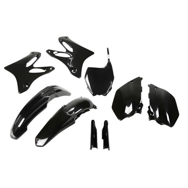 Kit de carénage UFO PLAST 9 pièces, jeu de carénage en plastique avec protection de fourche pour Yamaha YZ WR 125 / 250 ccm Année de fabrication 2006 - 2007