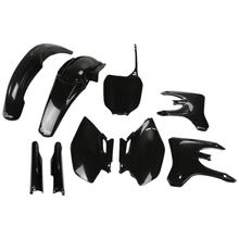 Sada dílů opláštění UFO PLAST 9-dílná, kompletní sada opláštění z plastu s krytem vidlic pro Yamaha YZ F 250 / 450 ccm Bj. 2005