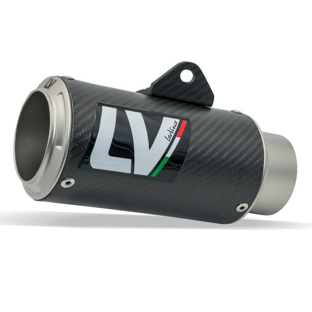 Complete exhaust system LeoVince LV CORSA RACING Carbon, stainless steel cap & carbon heat shield, 3/1 for Yamaha YZF-R9 900 Year 2025 - 2026 E5+