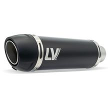 Silenciador trasero LeoVince GP CORSA EVO RACING Black Edition Acero inoxidable negro, tapa de tecnopolímero para Honda CB 500 F / CB 500 X / CBR 500 R Año de fabricación 2019 - 2023 E4 / E5 / CB 500 Hornet / CBR 500 R / NX Año de fabricaci