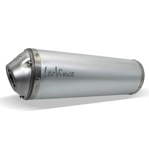 Silenciador final LeoVince LV-X RACING de aluminio, tapa de acero inoxidable para Suzuki DR-Z4 S / SM 400 año 2025 - 2026 E5+