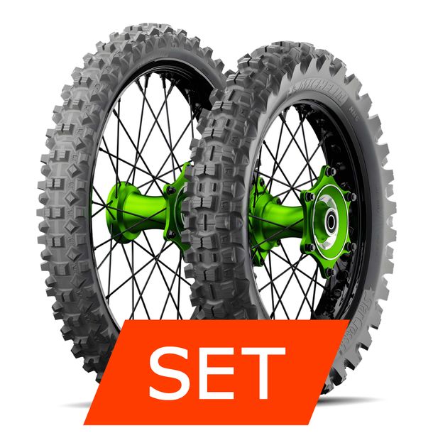 Michelin Starcross 5 Soft Reifenset | 70/100-17 40M TT + 90/100-14 49M TT