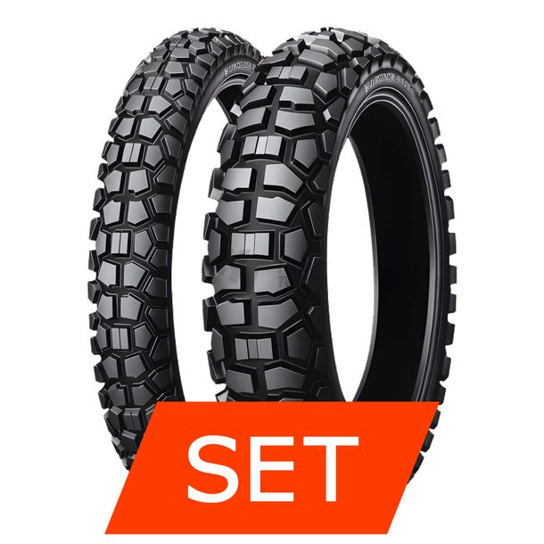 Dunlop D605 J Bandenset | 70/100-19 42P TT + 90/100-16 51P TT