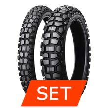 Dunlop D605 J Set di pneumatici | 70/100-19 42P TT + 90/100-16 51P TT