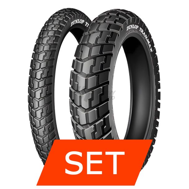 Dunlop Trailmax Reifenset | 80/90-21 48S TT + 110/80-18 58S TT