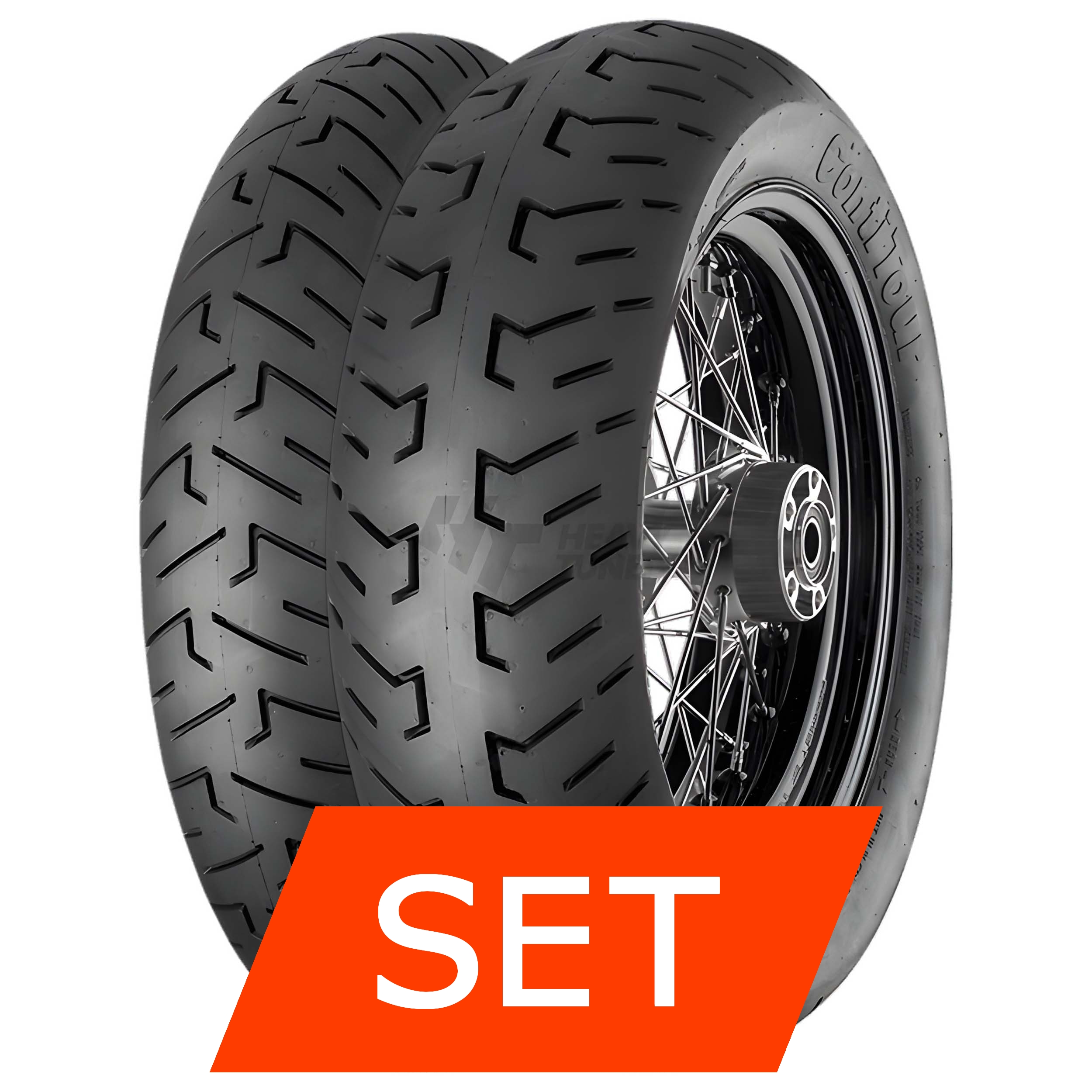 [Bundle] Continental ContiTour Tire Set | 80/90-21 48H TL + 150/80 B16 ...