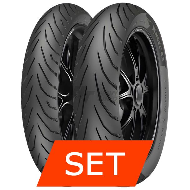 Pirelli Angel City Reifenset | 80/100-17 46S TL + 100/80-17 52S TL