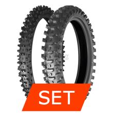 Conjunto de Pneus Bridgestone Battlecross X10 Sand Matsch | 80/100-21 51M TT + 100/90-19 57M TT
