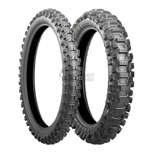Jeu de pneus Bridgestone Battlecross X31 Medium pour Yamaha YZ 125 80/100-21 – Bild 2