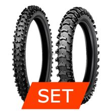 Dunlop Geomax MX12 Set di Pneumatici | 80/100-21 51M TT + 100/90-19 57M TT