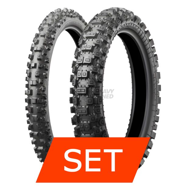 Bridgestone Battlecross X40 Hard Reifenset | 80/100-21 51M TT + 110/90-19 62M TT
